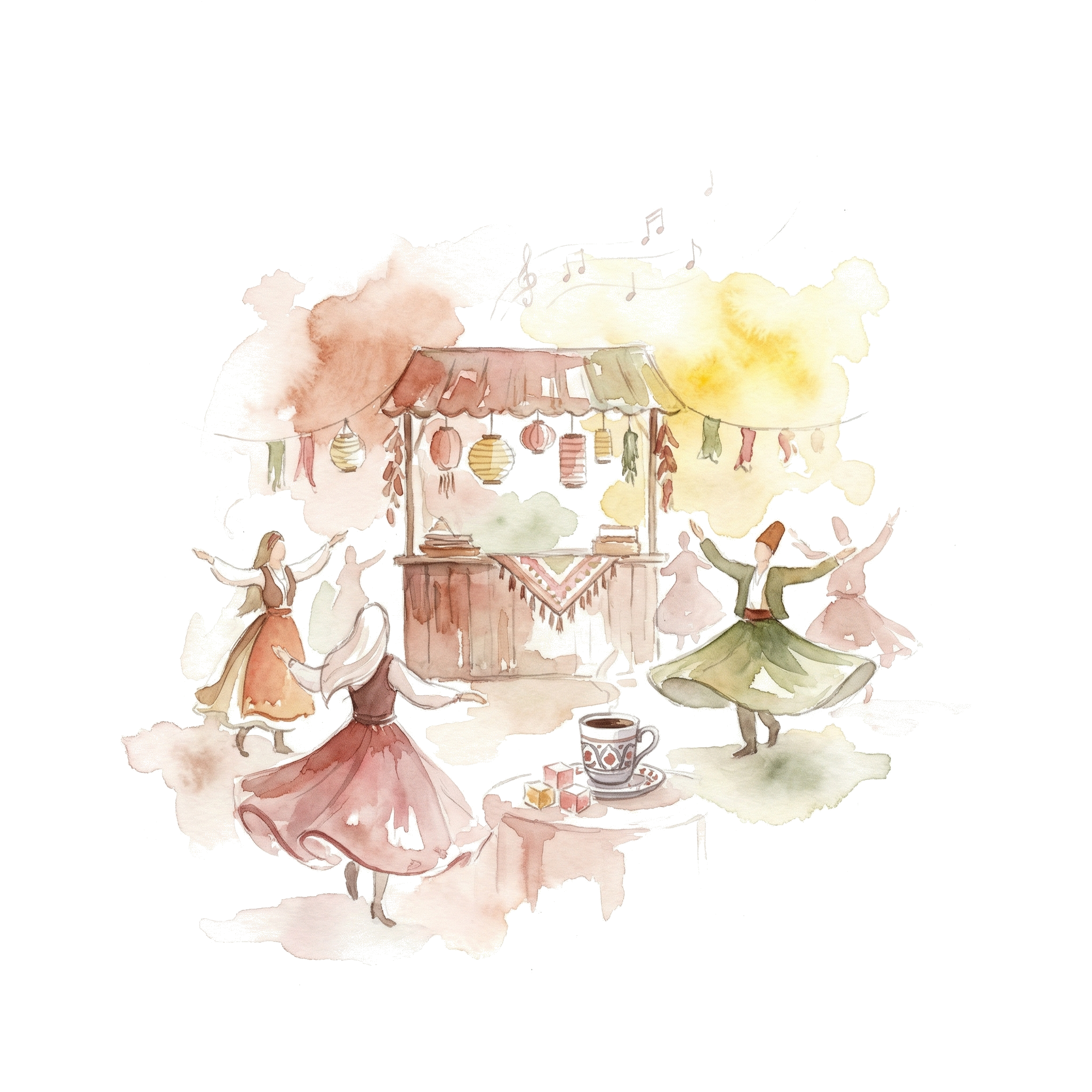 OCTAA booth and performers at the Irvine Global Village Festival